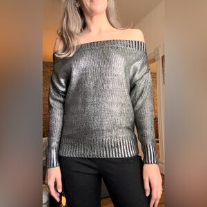 Superdown Marla Sweater Metallic Size S